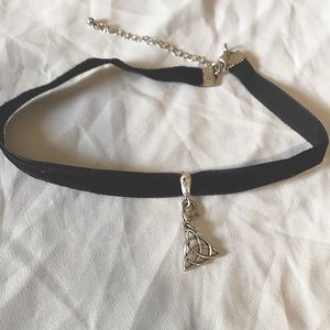 Celtic Knot Charm Choker